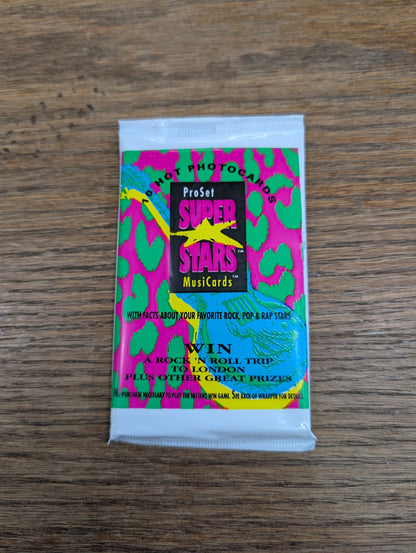 Pro Set Superstar Music Trading Cards (pack of 10)