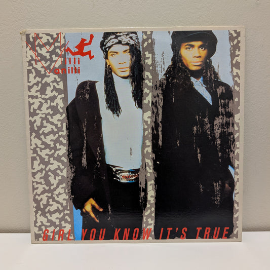 Milli Vanilli Girl You Know It's True LP