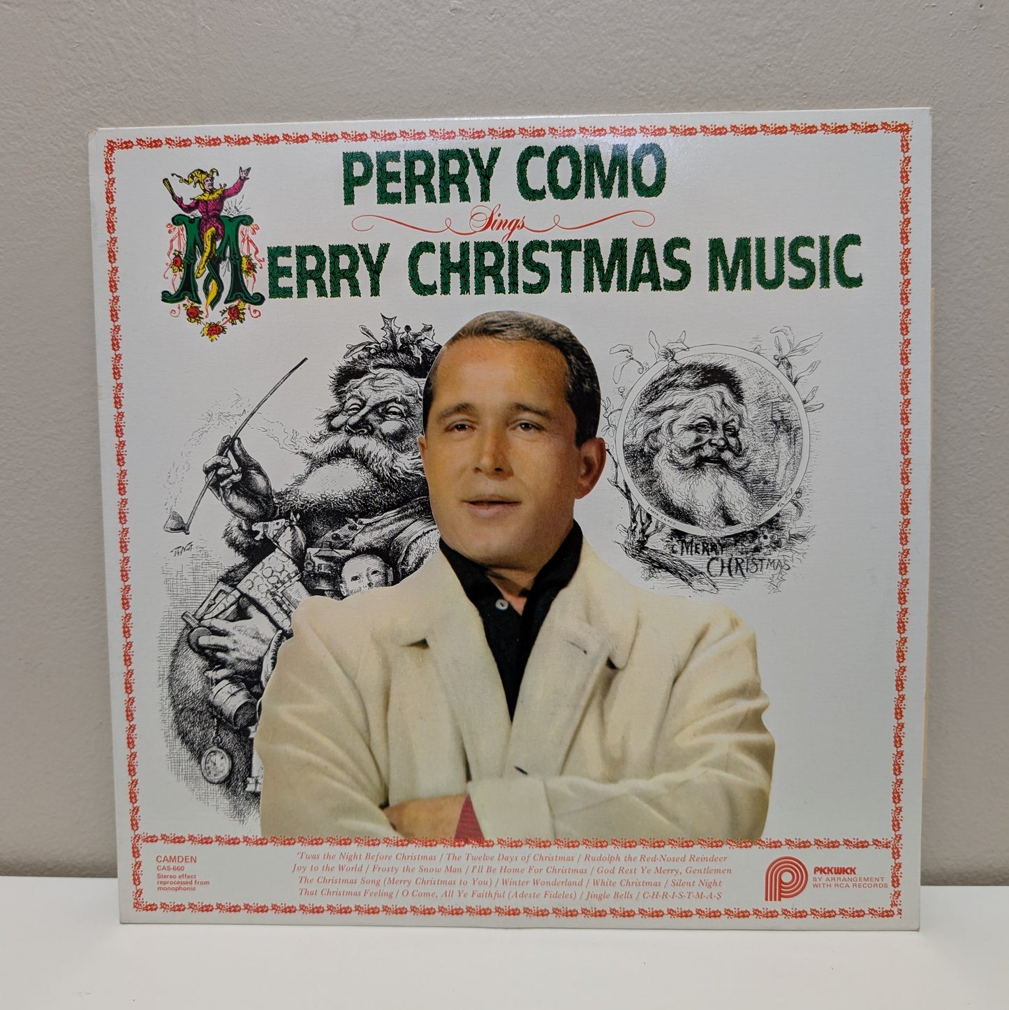 Perry Como Sings Merry Christmas Music (1978) LP
