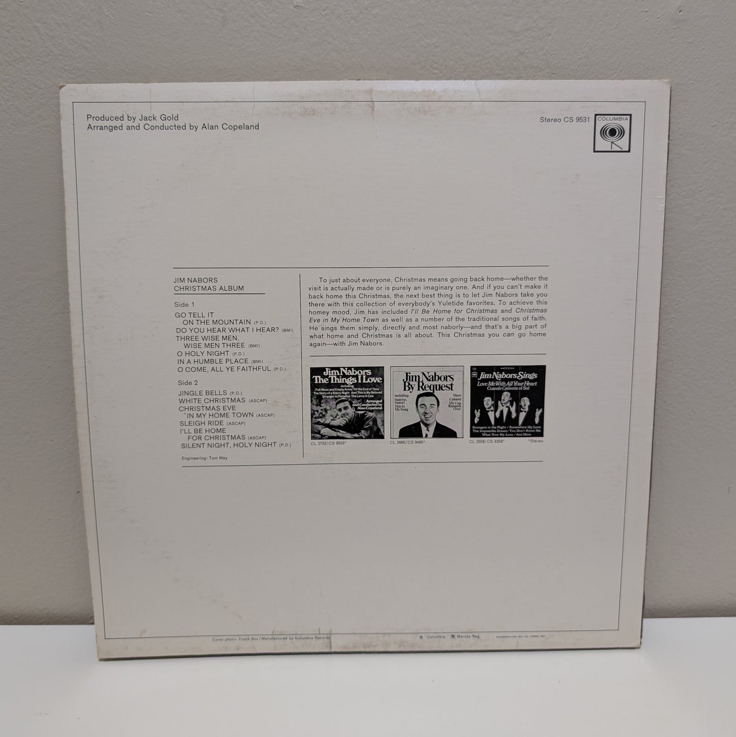 Jim Nabors' Christmas Album LP
