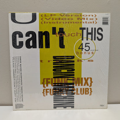 MC Hammer U Can't Touch This 12" Single
