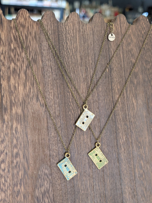 Cassette Tape Necklace