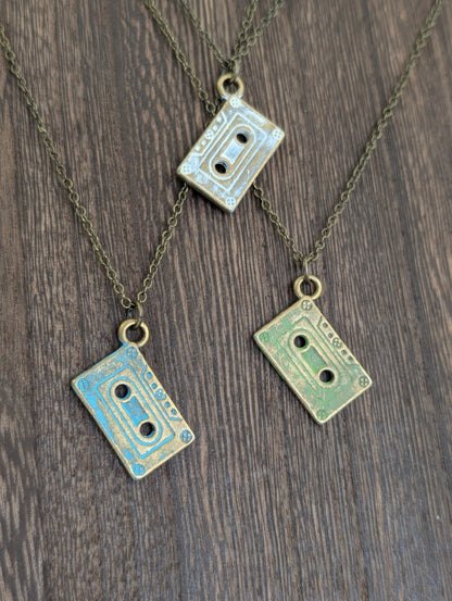 Cassette Tape Necklace