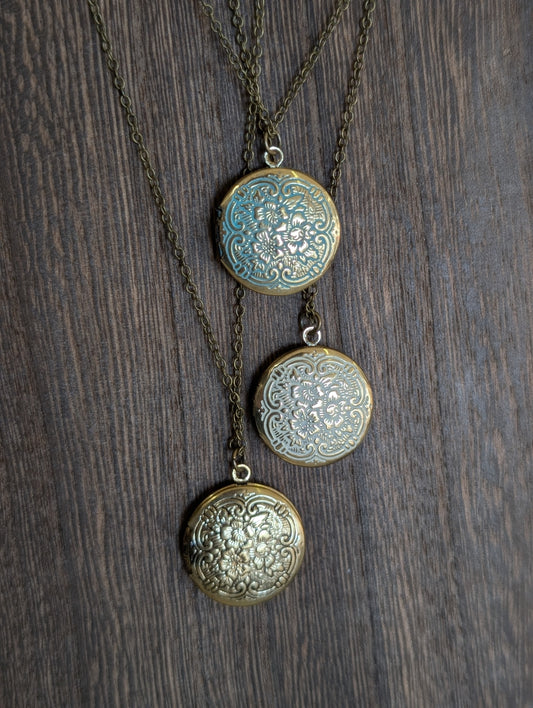 round small locket