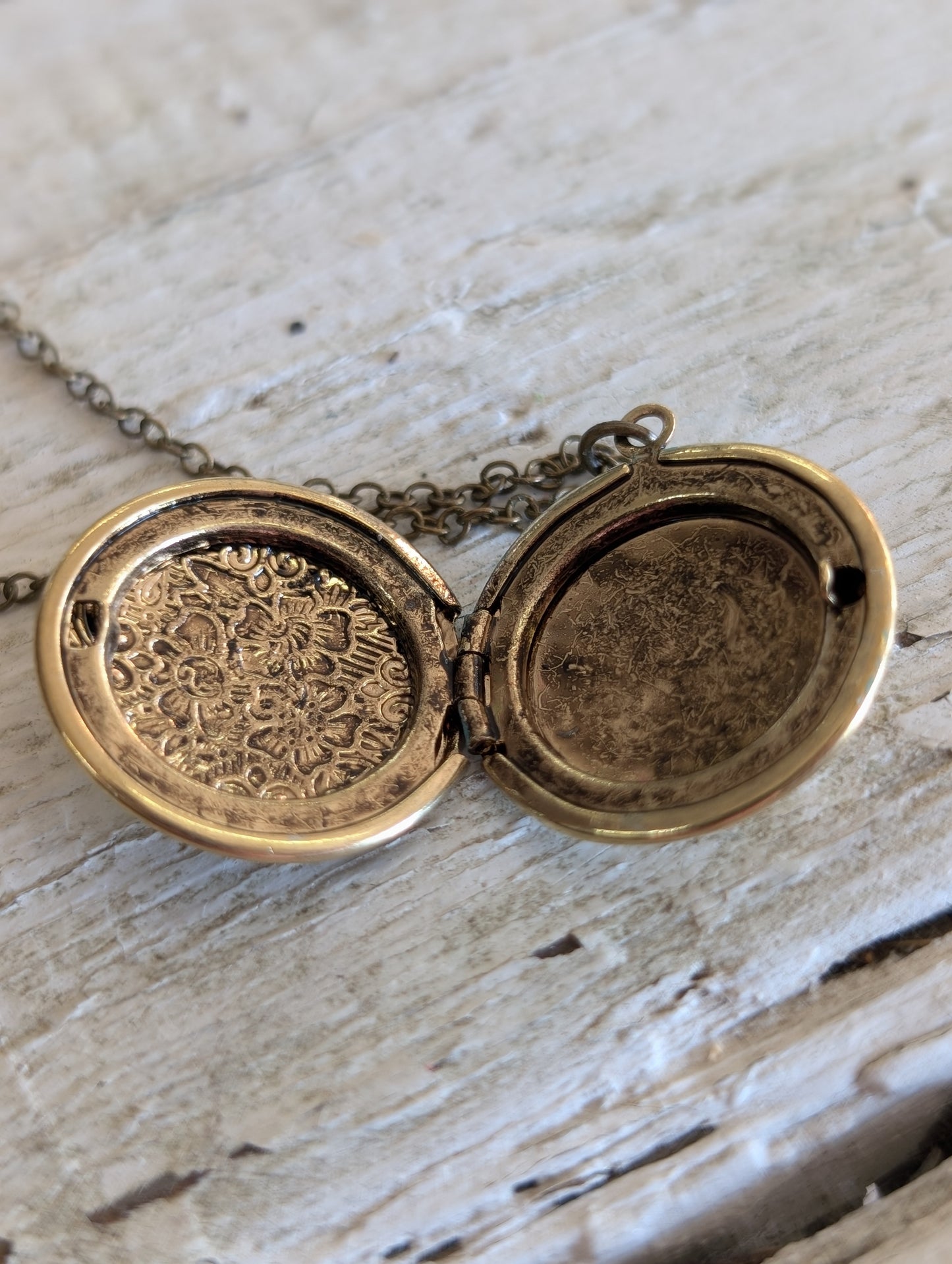 round small locket