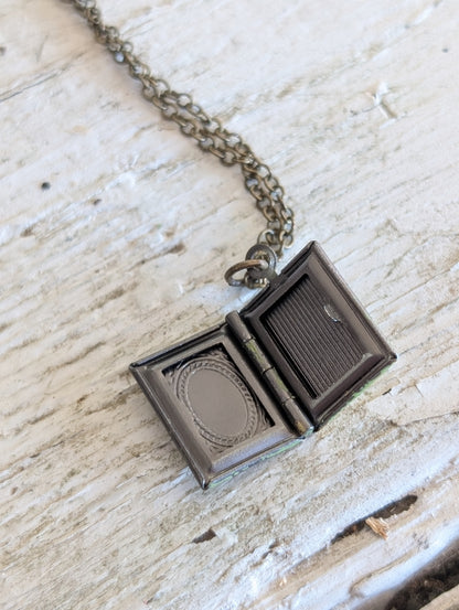 Small Book Necklace