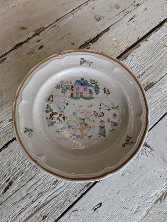 Country Home set of 4 breadplates