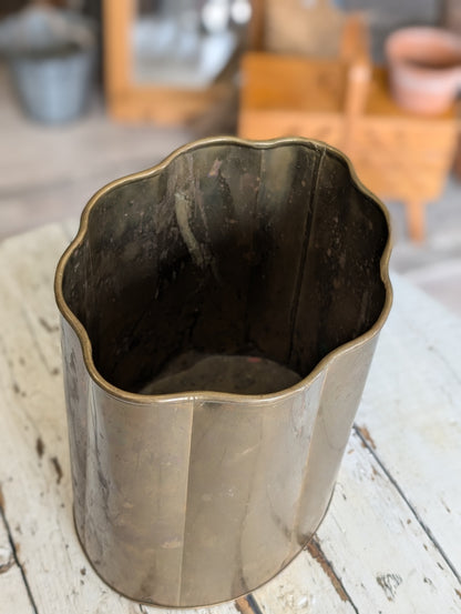 brass waste basket