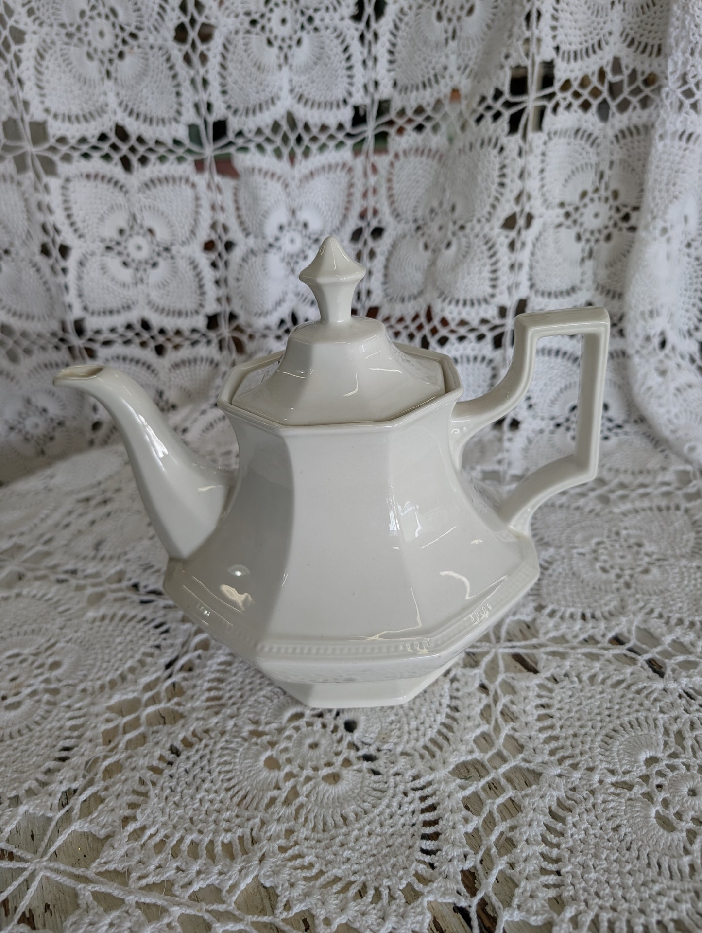 Ironstone Johnston brother teapot