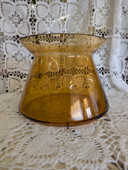 Large Amber Vase