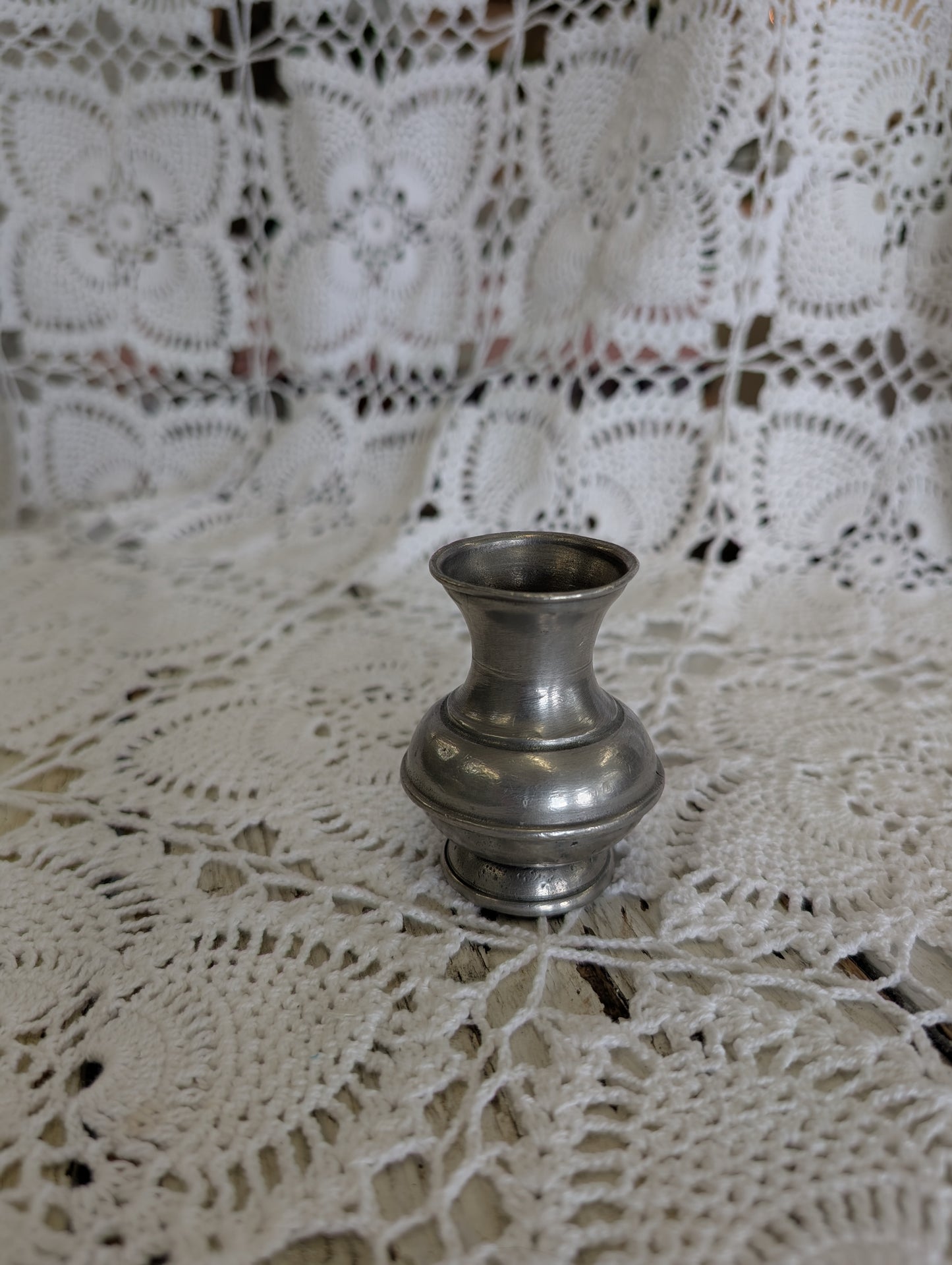 Small Pewter Vase