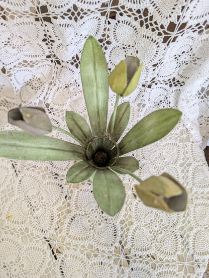 Metal Tulip Decor