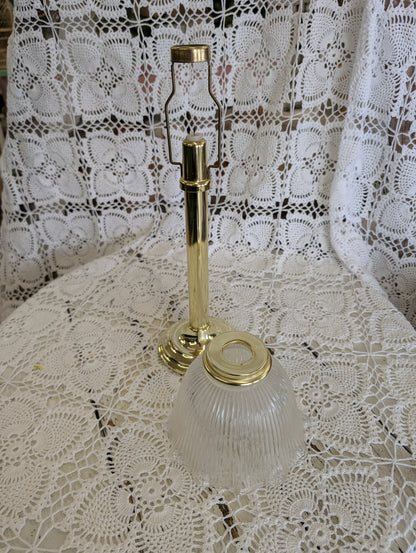 brass candle lamp