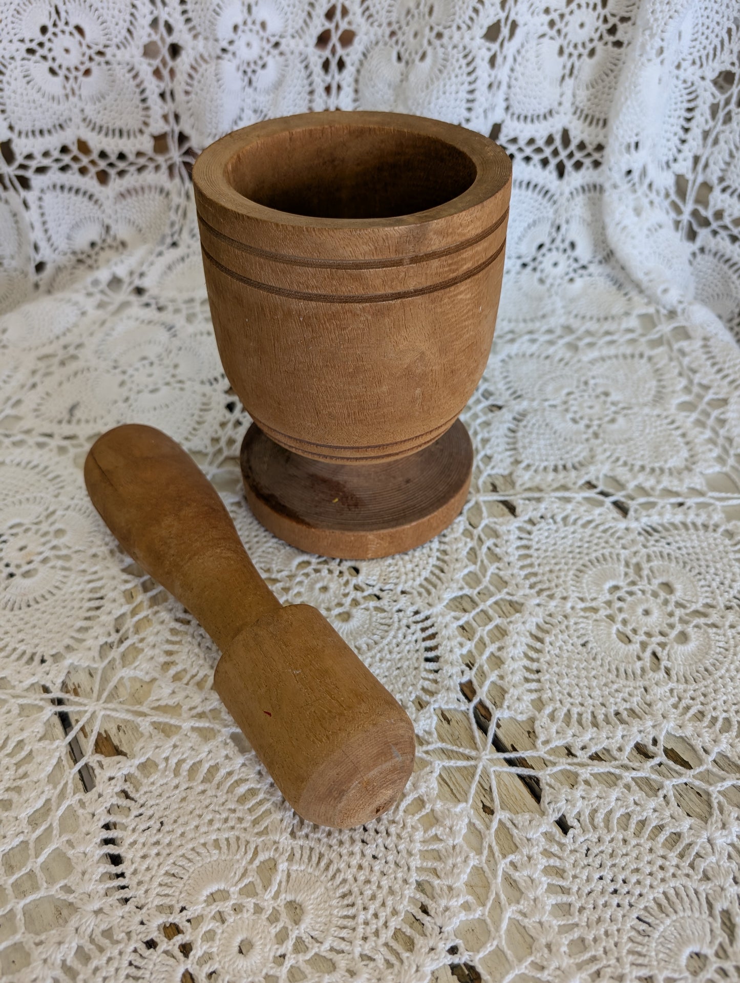 Wooden Mortar