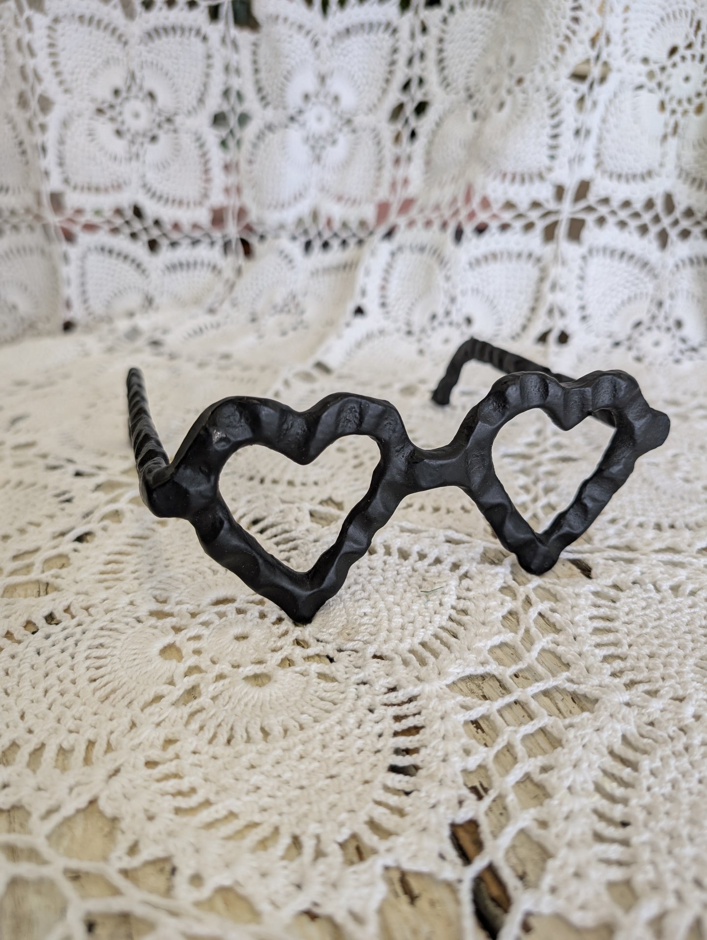 Metal Heart Glasses