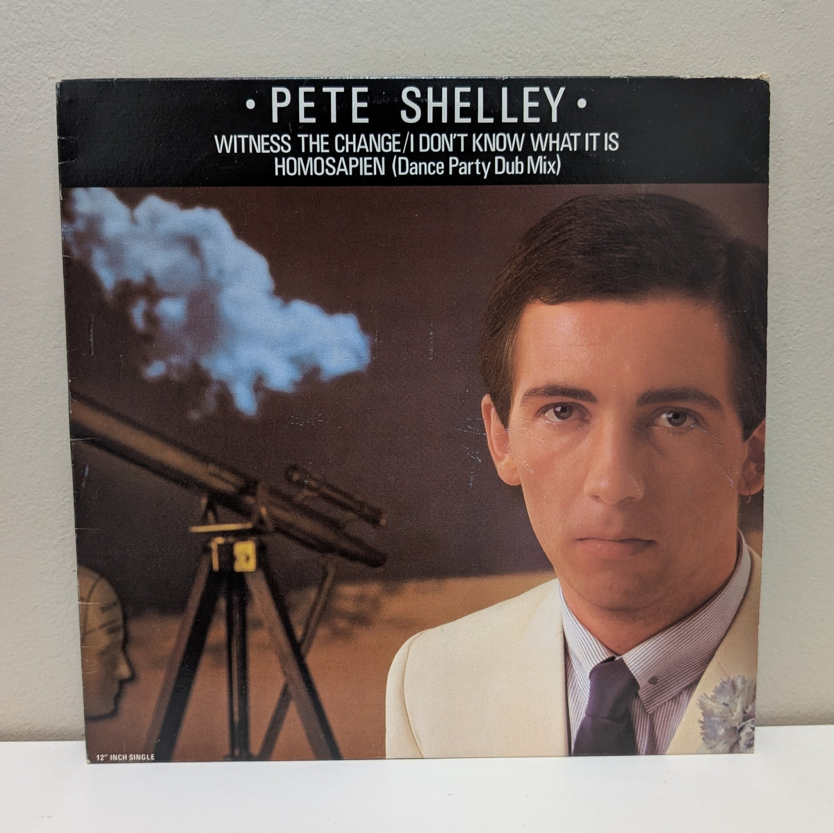 Pete Shelley Witness The Change/I Don't Know What It Is 12" Single