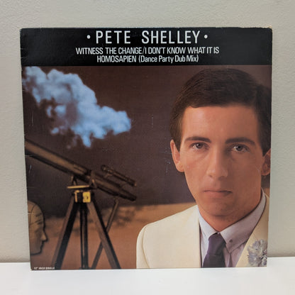 Pete Shelley Witness The Change/I Don't Know What It Is 12" Single