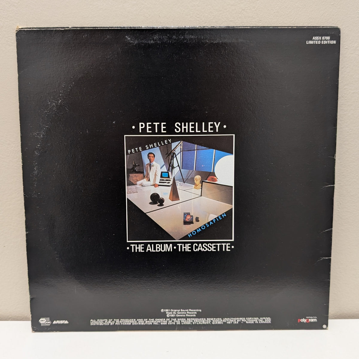 Pete Shelley Witness The Change/I Don't Know What It Is 12" Single
