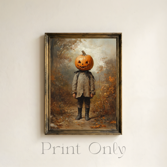 Pumpkin Boy Print