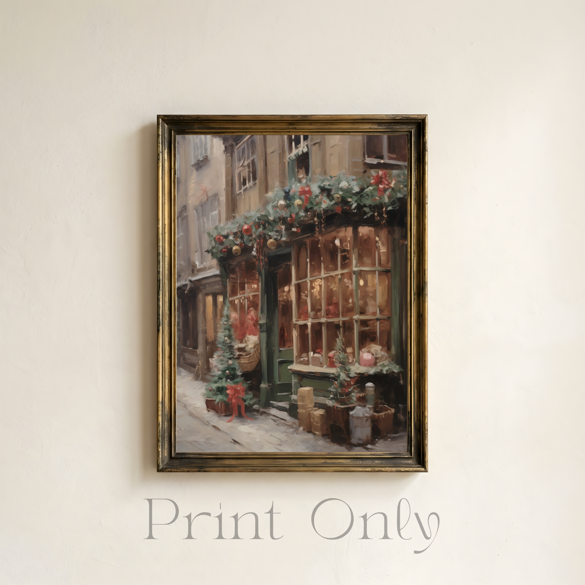 Old Store Front Print