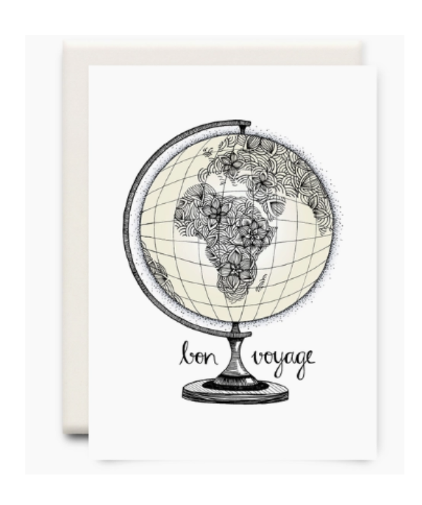 Bon Voyage "Greeting Card"