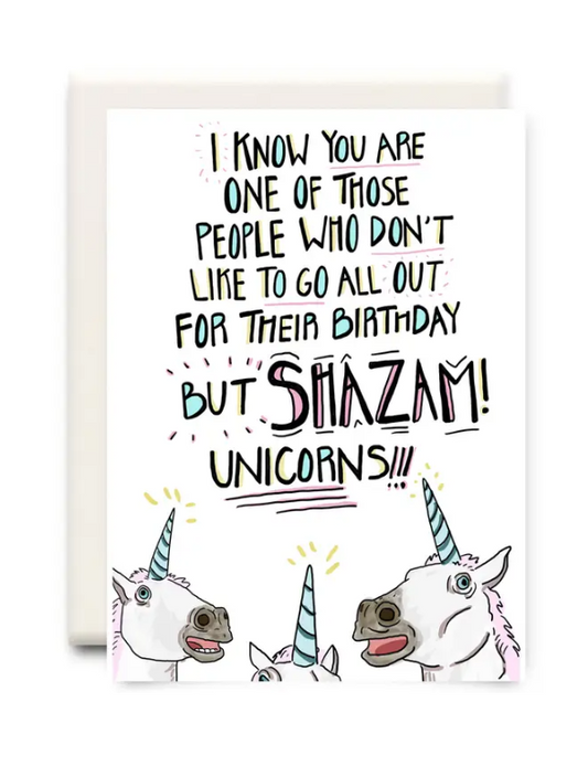 Shazam! Unicorns