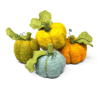 Wooly Pumpkins Needle Felting Kit