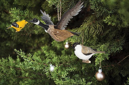 Chickadee Carved Ornament