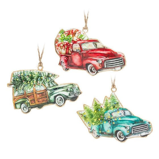 Truck With Tree Ornament