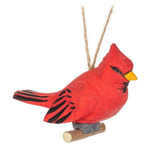 Carved Cardinal Ornament