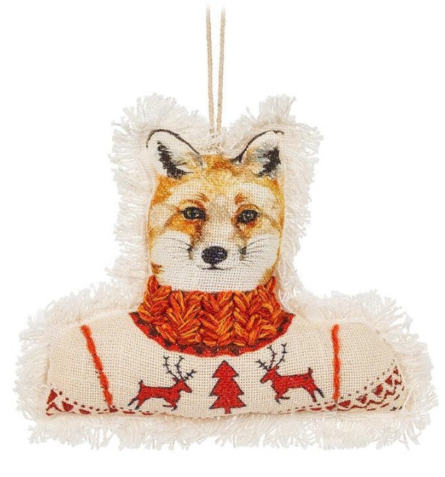 Dressed Fox Ornament