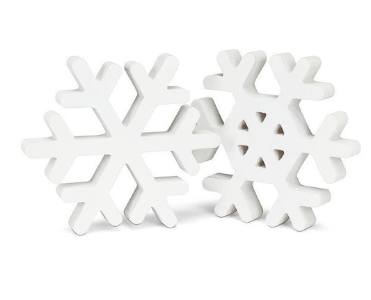 Standing Thick Snowflake