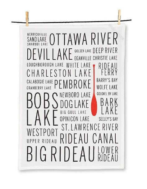 Eastern Ontario Names Kitchen Towel