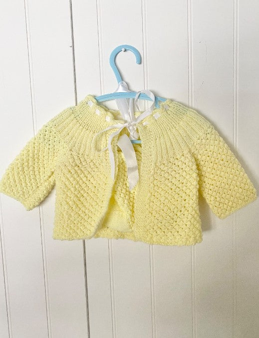 Baby Cardigan and Hat #5