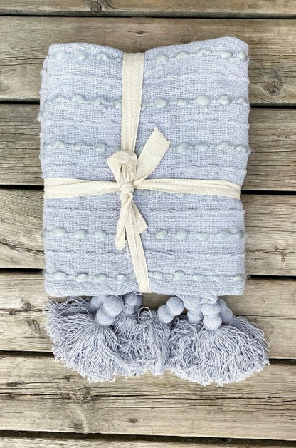 Cora Throw Blanket Grey