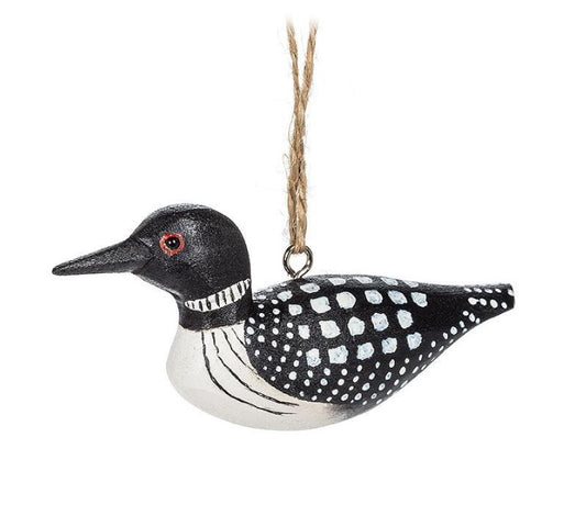 Loon Carved Ornament