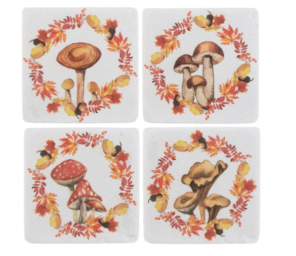 Fall Mushroom Coaster