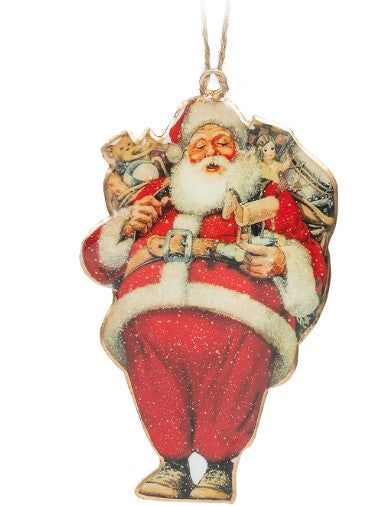 Big Belly Santa Ornament