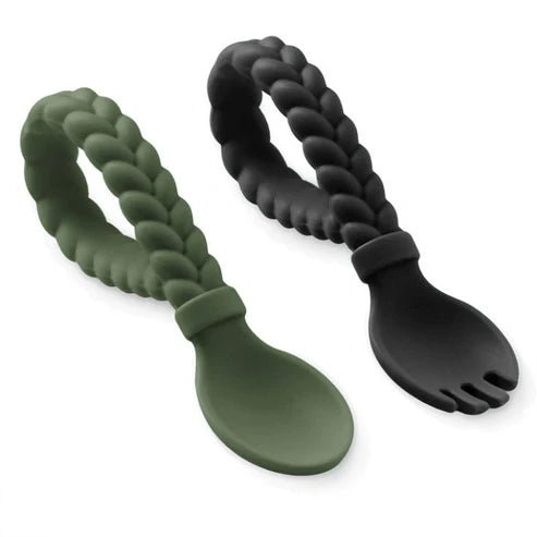 Sweetie Spoons™ Spoon + Fork Set Camo & Midnight