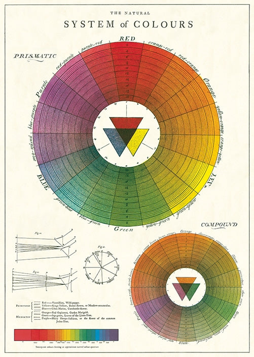 Vintage Colour Chart Wrap