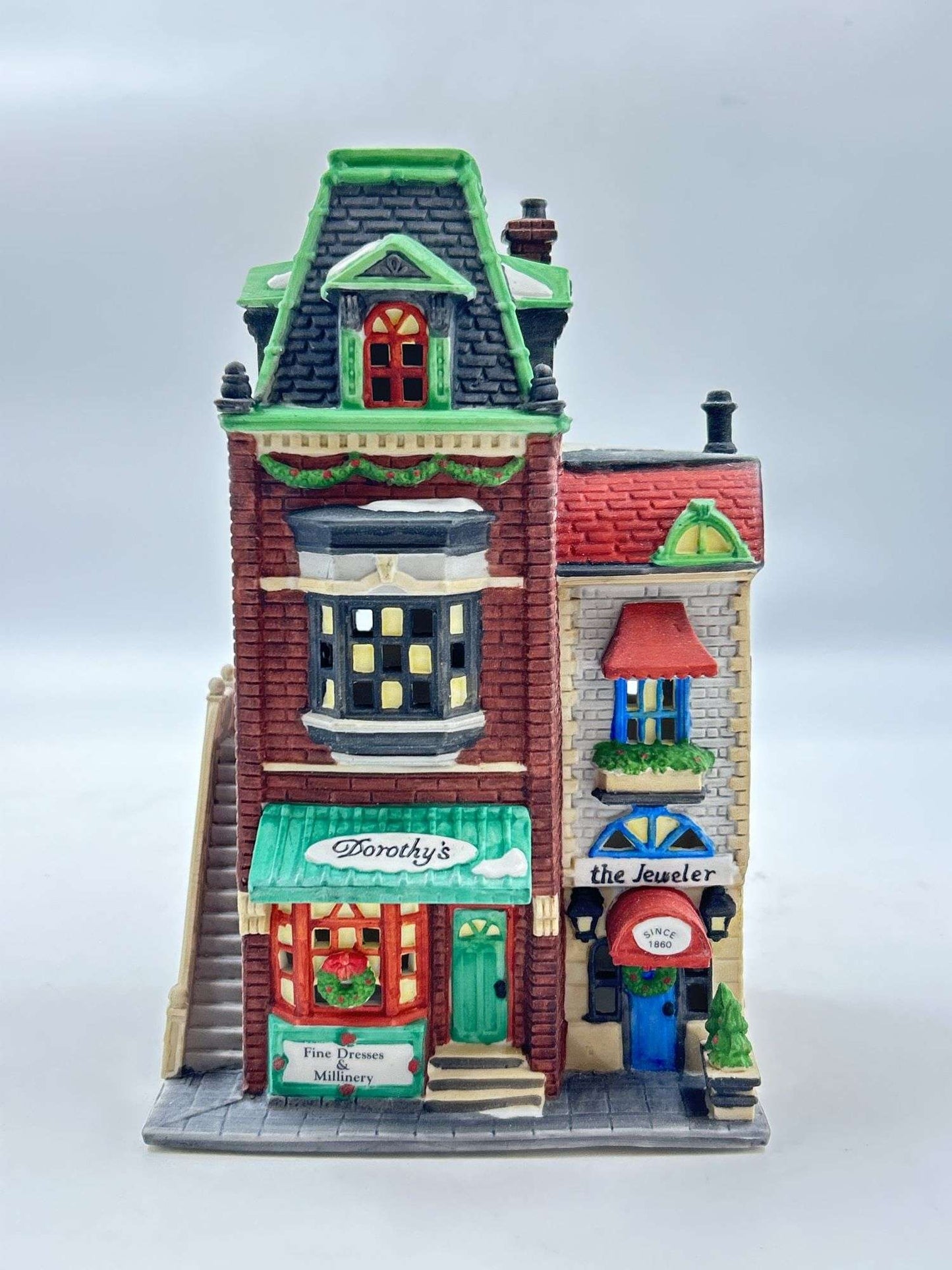 Dorothy's Dress Shop Ceramic Village House