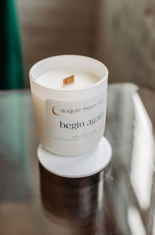 begin again Candle