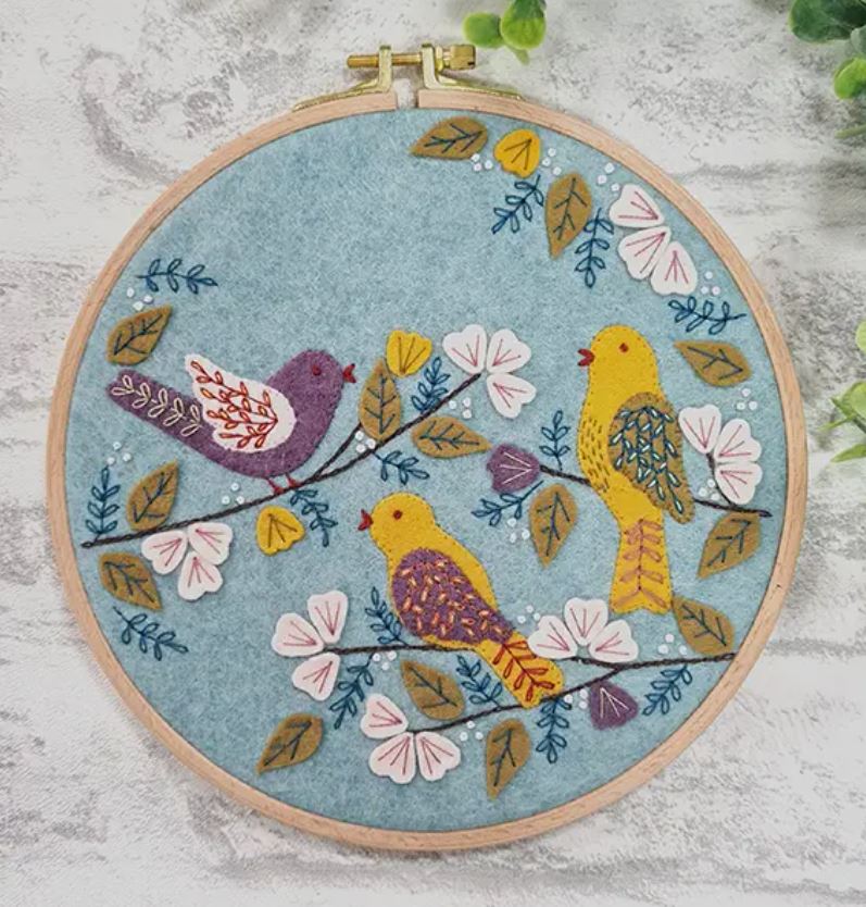 Dawn Chorus Applique Hoop Craft Kit