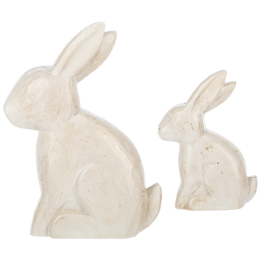 Distressed White Rabbit