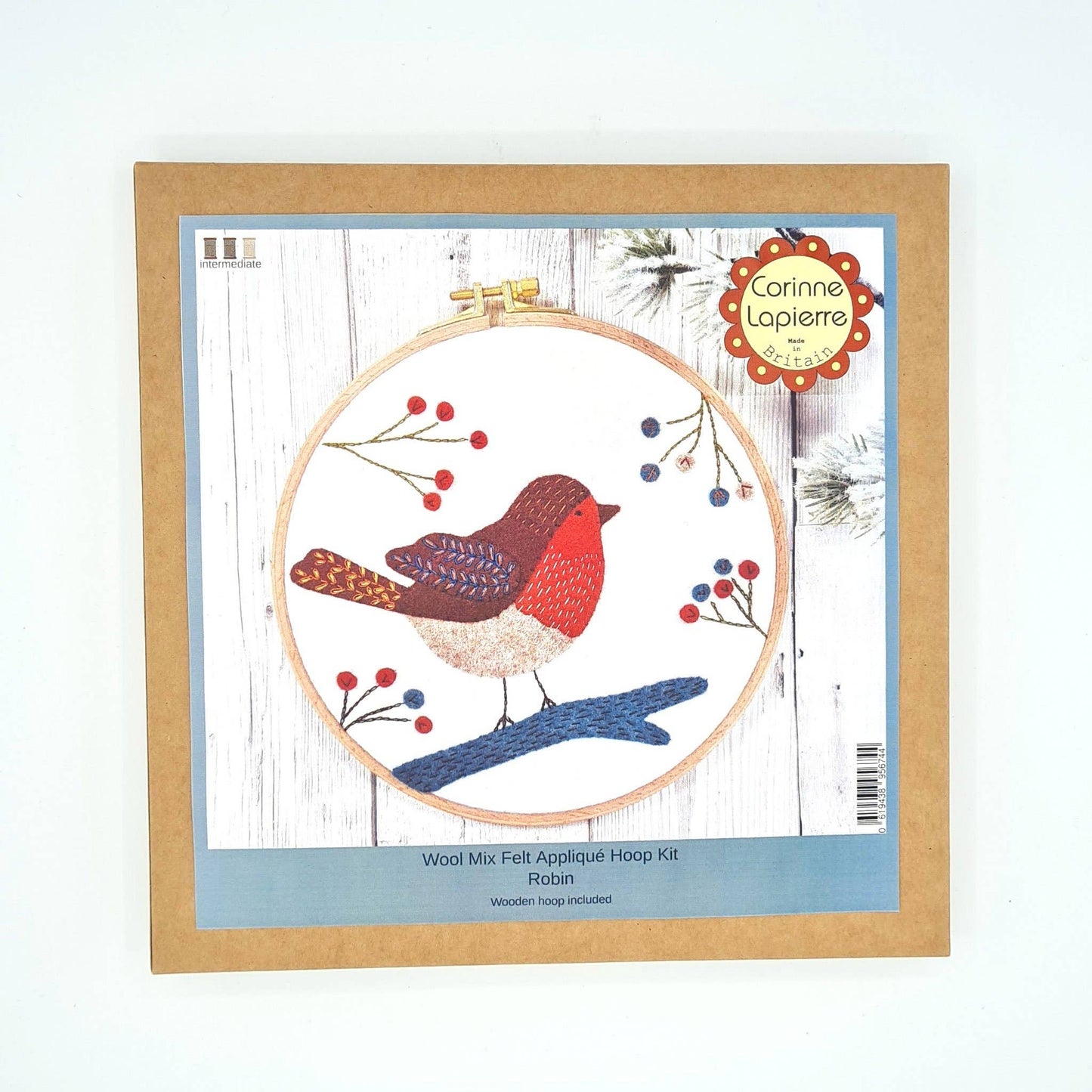 Robin Appliqué Hoop Craft Kit