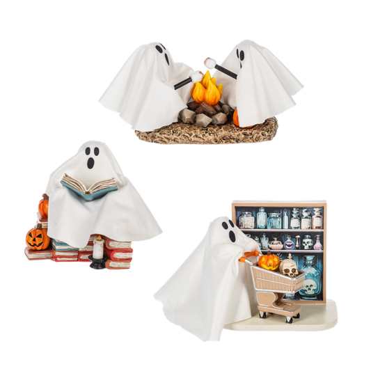 Ghost and Jack O Lantern Activities Figurines