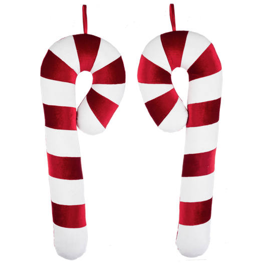 Stuffed Candy Cane Ornament