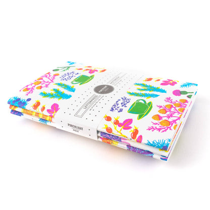 Notebook: Vibrant Life Series - Pocket Notebook (Set of 3): Plain Pages