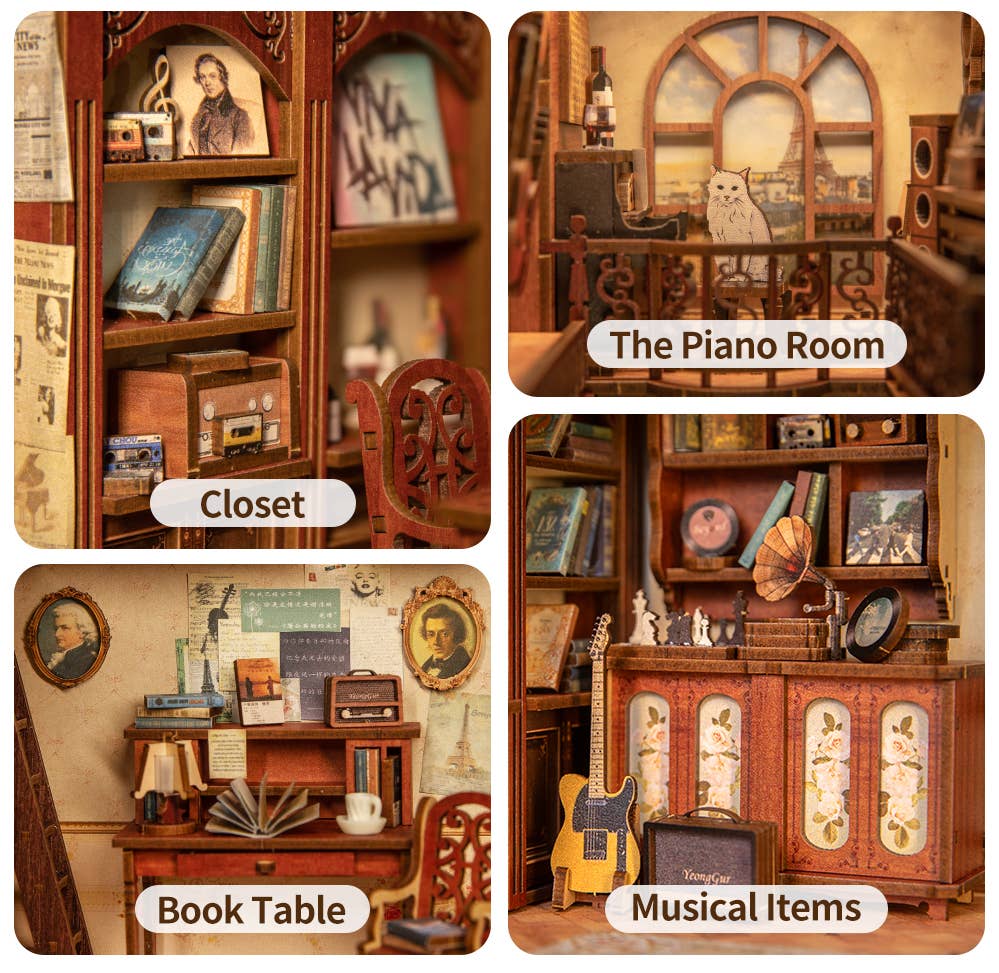 DIY Book Nook Kit: The Secret Rhythm