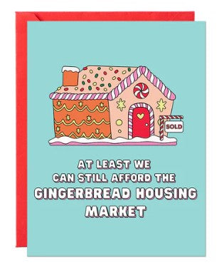 Gingerbread Housing Market Christmas Card